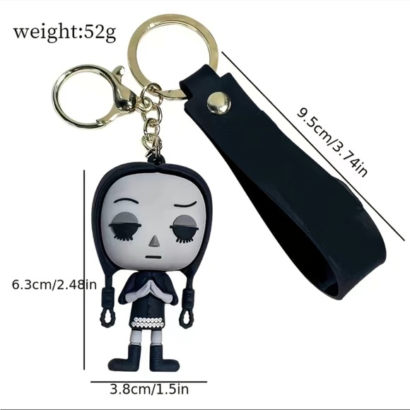 ADAMS FAMILY KEYCHAIN BAG CHARMS - Picture 5 of 8